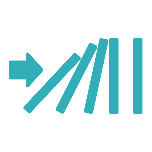 Cascade pattern icon