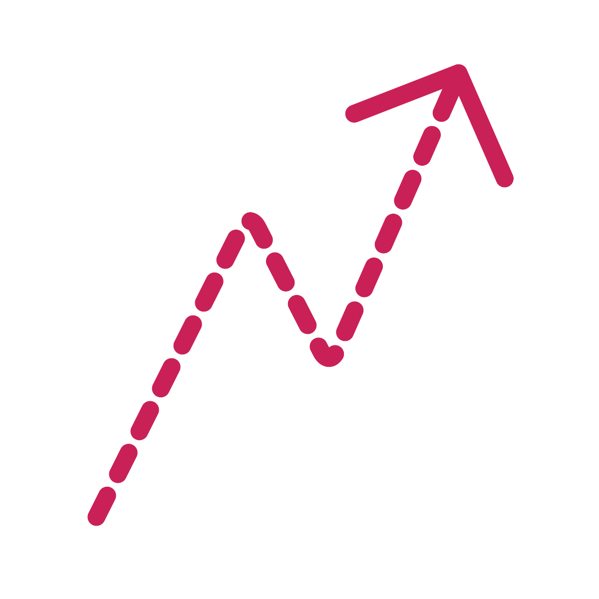Trajectory arrow  - clearances get shorter over time