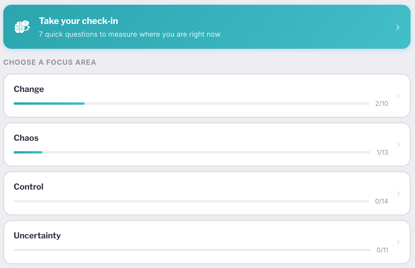 Theme check-in baseline